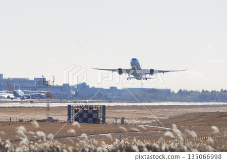 Airplane takeoff Airplane takeoff 135066998