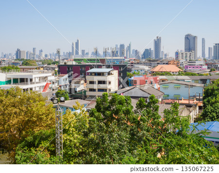 View of Bangkok, Thailand from the observation deck 135067225