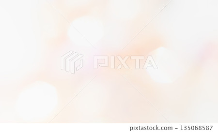 Soft, sparkling background, skin-toned beige, bokeh blurred gradation 135068587