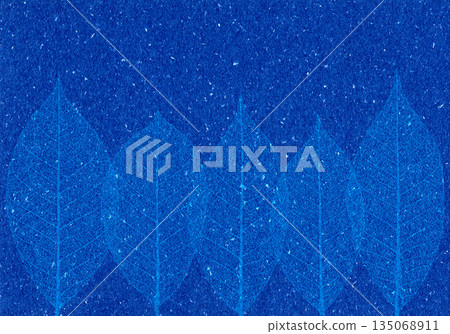 星空森林中蕾絲般的葉脈藝術 135068911