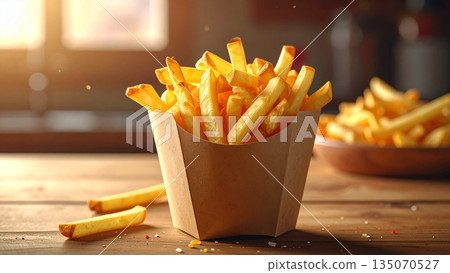 包裝好的炸薯條圖片 包裝好的炸薯條圖片 135070527