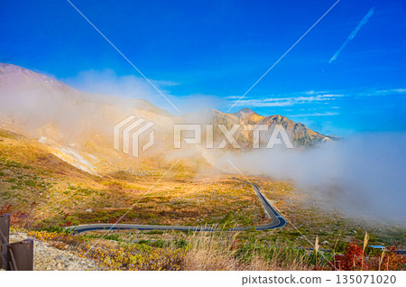 Fukushima Prefecture: Autumn foliage and a beautiful sunny day at Bandai-Azuma Skyline Fukushima Prefecture: Autumn foliage and a beautiful sunny day at Bandai-Azuma Skyline 135071020