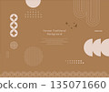 Illustration of a traditional Korean pattern background. 135071660