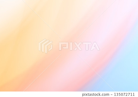 粉紅色和橙色的抽象背景，帶有柔和的曲線 135072711