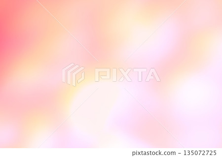 淺紅色/橙色柔和散景/圓形散景背景 135072725