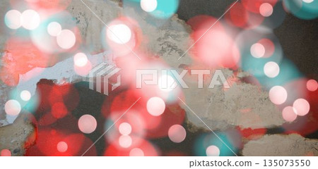 Blurred red and blue light 135073550