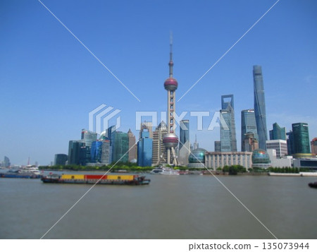 中國上海，立體模型風格 135073944