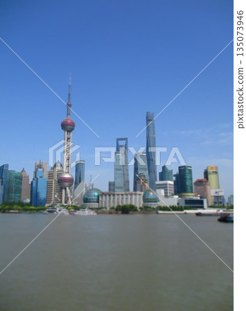 Shanghai, China, diorama style Shanghai, China, diorama style 135073946
