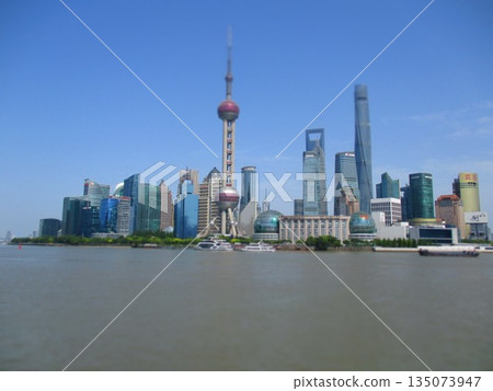 Shanghai, China, diorama style Shanghai, China, diorama style 135073947