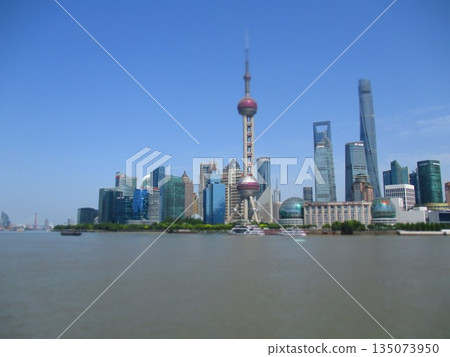 Shanghai, China, diorama style Shanghai, China, diorama style 135073950
