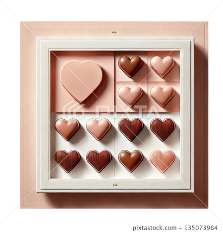 情人節的簡單而溫柔的畫面 135073984