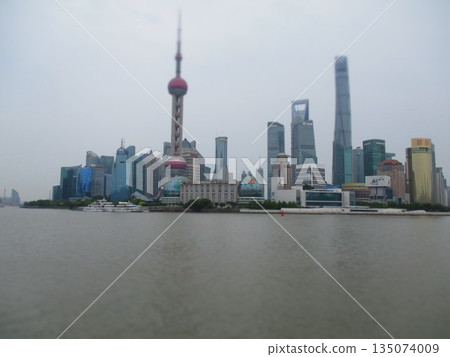 Shanghai, China, diorama style Shanghai, China, diorama style 135074009