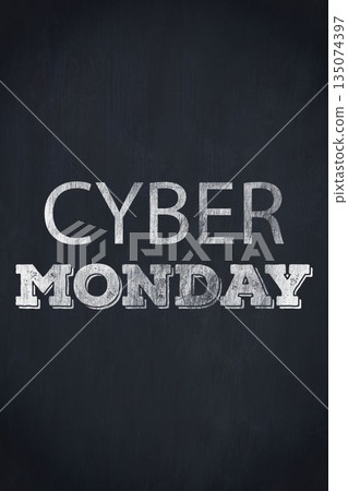 Close-up of Cyber Monday sale sign Close-up of Cyber Monday sale sign 135074397