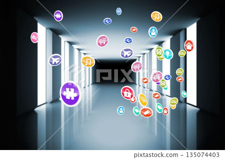 Computing application icons 135074403
