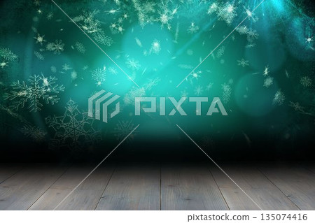 Shimmering light design over boards 135074416