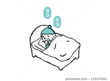 女人咳嗽 135074891