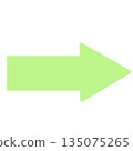 簡單的綠色箭頭 135075265