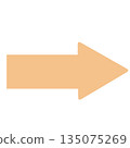 簡單的箭頭圖標 135075269