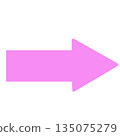 簡單的紅色箭頭 135075279