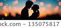 Lover's silhouette 135075817