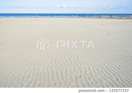 Sand ripples at Oarai Sun Beach, Ibaraki Sand ripples at Oarai Sun Beach, Ibaraki 135077297