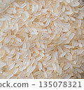 Raw real Rice grain texture 135078321