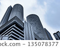 High-rise buildings lined up in front of Nagoya Station 135078377