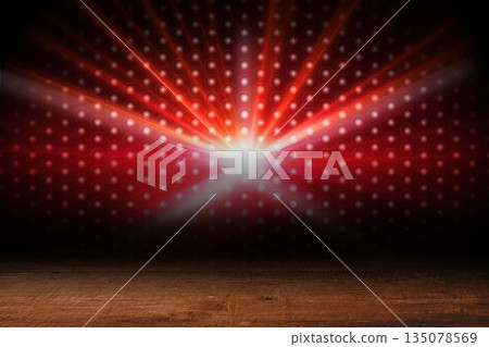 Shimmering light design over boards Shimmering light design over boards 135078569
