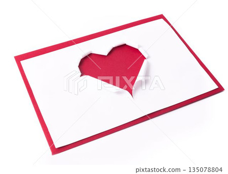Envelope against white background 135078804