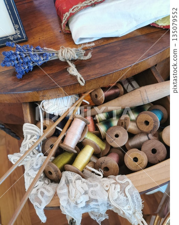very old Sewing supplies very old Sewing supplies 135079552