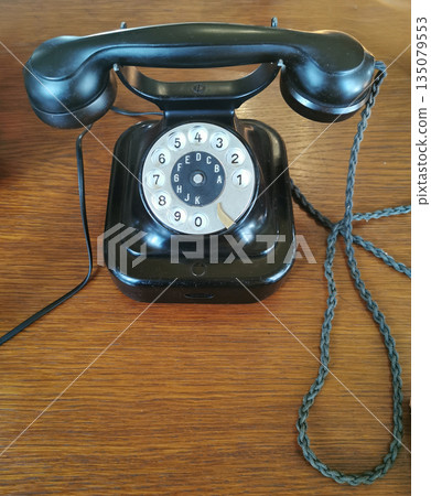 very old phone machine very old phone machine 135079553