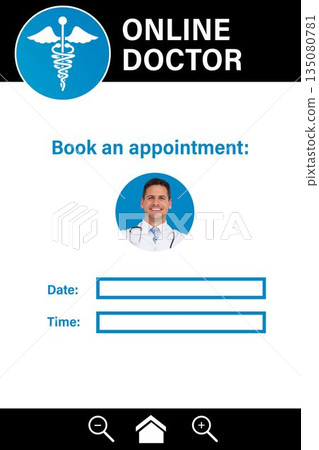 booking appointment doctor online 135080781