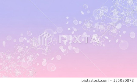 Valentine's Day background material illustration 135080878