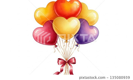 情人節背景素材插圖 135080939