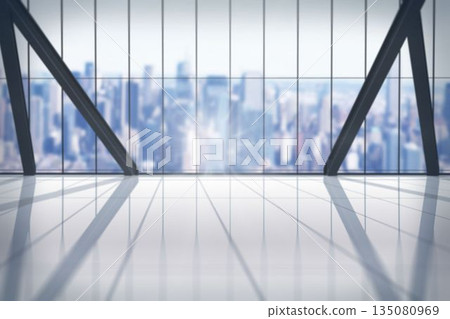 View of several building from inside 135080969