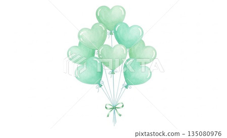 Valentine's Day background material illustration Valentine's Day background material illustration 135080976