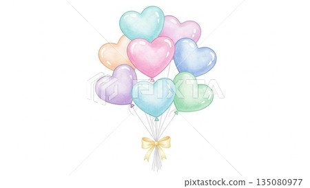 情人節背景素材插圖 135080977