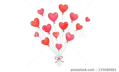 情人節背景素材插圖 135080983