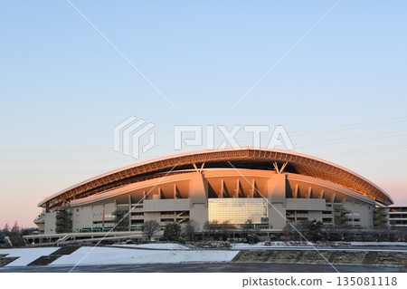 Saitama Stadium First Snow 135081118
