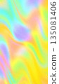 Iridescent Fluid lo-fi grain noise Wave Pattern in Soft Pastel Colors, 90s, Y2K Aesthetic 135081406