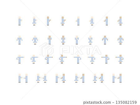 適用於商業用途的點狀插圖套裝 6 適用於商業用途的點狀插圖套裝 6 135082159