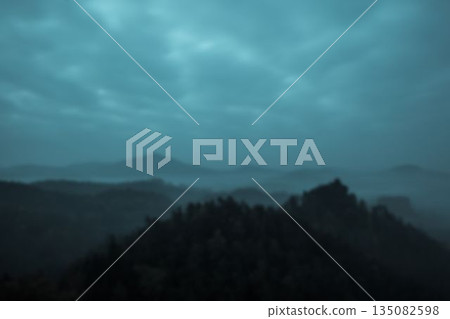 Idyllic image of mountains Idyllic image of mountains 135082598
