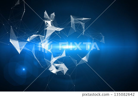 Glowing technological background Glowing technological background 135082642