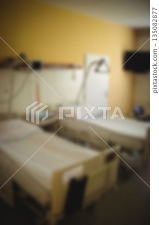 Empty hospital room with bed Empty hospital room with bed 135082877