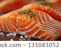 Fresh salmon fillet 135083052