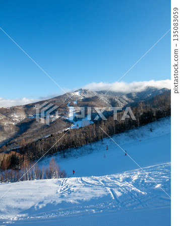 Nishitateyama and Higashitateyama Ski Resorts seen from Giant Ski Resort Nishitateyama and Higashitateyama Ski Resorts seen from Giant Ski Resort 135083059