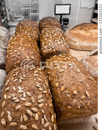 Close-up of festive easter pastries. Close-up of festive easter pastries. 135083333