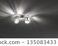 Close up of ceiling lamp 135083433