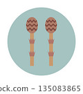 Simple Horsetail Icon 135083865