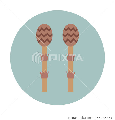 Simple Horsetail Icon 135083865